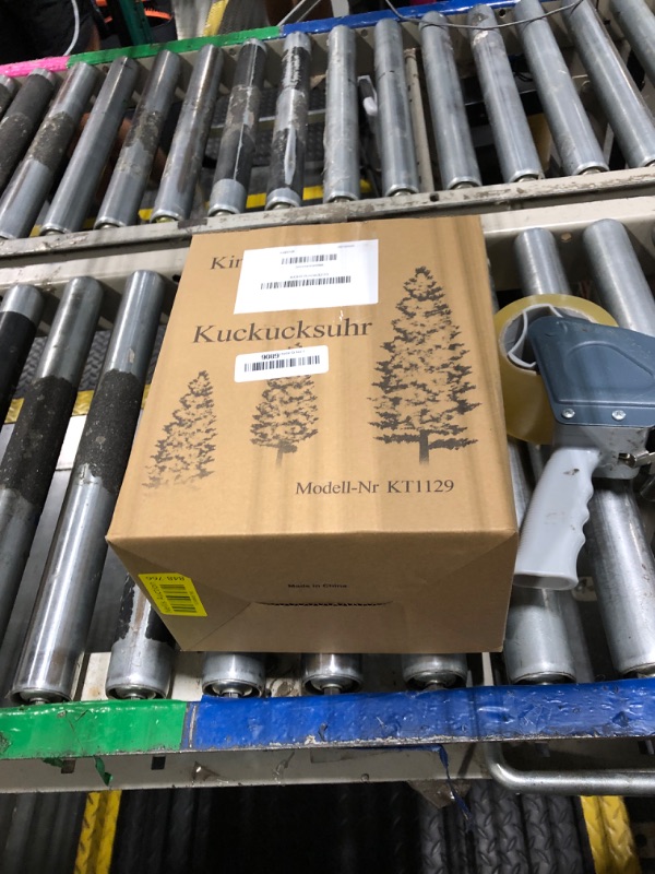 Photo 1 of **MISSIING PINE CONE WEIGHTS***Kintrot Cuckoo Clock Handcrafted Traditional Black Forest Wood Clock Wall Decor