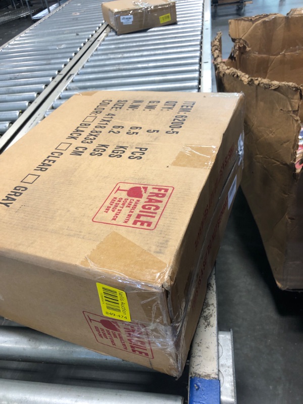 Photo 1 of **1 IS BROKEN** Stebopum Purse Organizer for Closet,Clear Acrylic Display Case for Handbag Organizer, Purse Storage Box with Magnetic Door, Plastic Storage Bins for Book, Collectibles, Cosmetic (5 Pack)