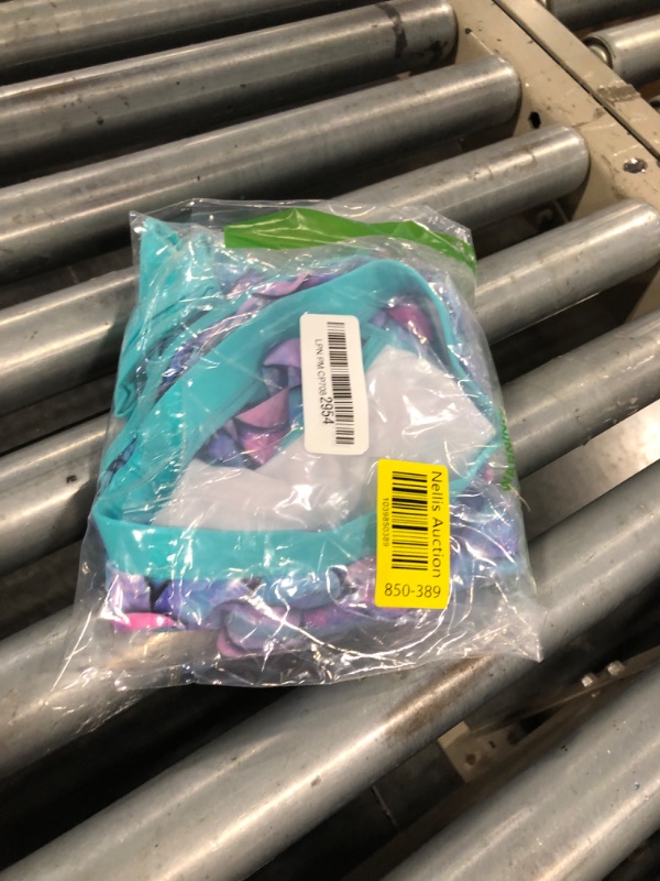 Photo 1 of **BOTTOM MISSING**Seanrui Kids Swimsuits Rash Guard Girls Swimsuit Size 6 with Long Sleeve Swim Shirt Cover Up UPF 50+ Green