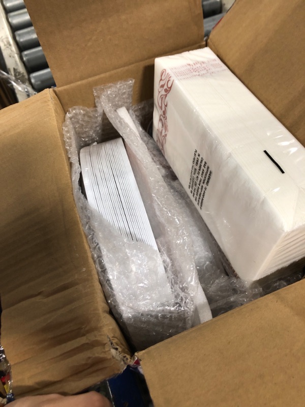 Photo 1 of ??? Count Rose Gold Plastic Dinnerware Disposable Plates 30 Dinner & 30 Dessert Plates & 30 Cups & 30 Rose Gold Paper Napkins & 30 Plastic Silverware Set
