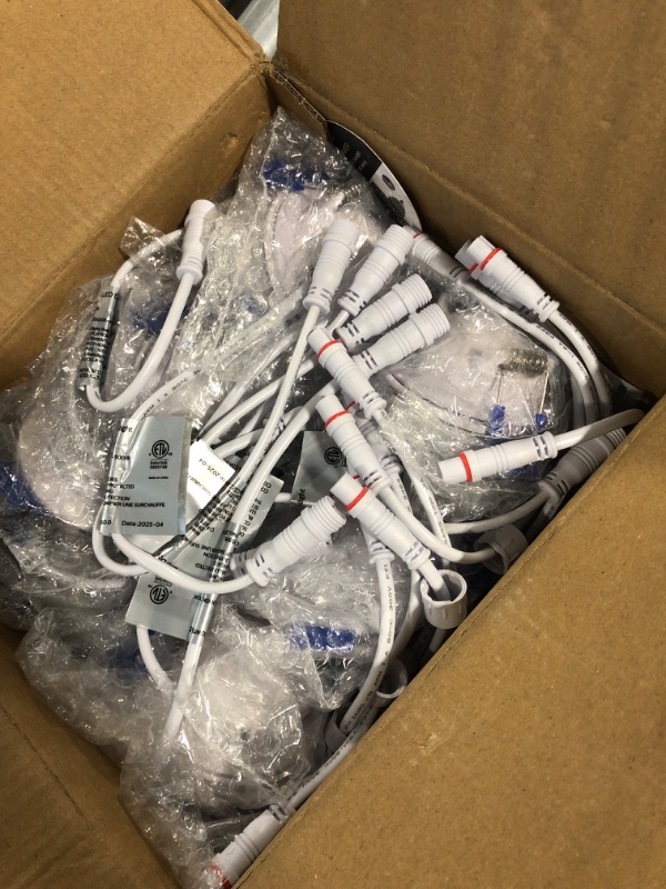 Photo 1 of Adetu 2 Inch 5CCT Gimbal Led Recessed Lighting with Junction Box, 360°+90° Adjustable Recessed Can Lights, 2700K/3000K/3500K/4000K/5000K Selectable, 5W Eqv 50W, 550LM Brightness - ETL (White,12 Pack)