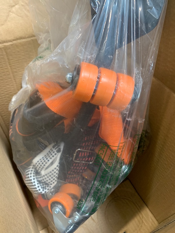 Photo 1 of **MISSING 1** MYUEA Heavy Duty Furniture Dolly, 5 Wheels with Removable Side Guards, 3307 Lbs Capacity, 360 Rotating Wheels & Tail Brake, Orange, Carbon Steel