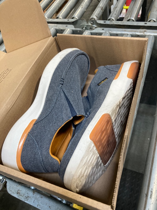 Photo 1 of **NEED TO BE CLEANED** OrthoComfoot Men's Orthopedic Comfortable Casual Shoes, Cushioned Slip-On with Arch Support, Plantar Fasciitis Sneakers for Flat Feet Denim Size 10.5