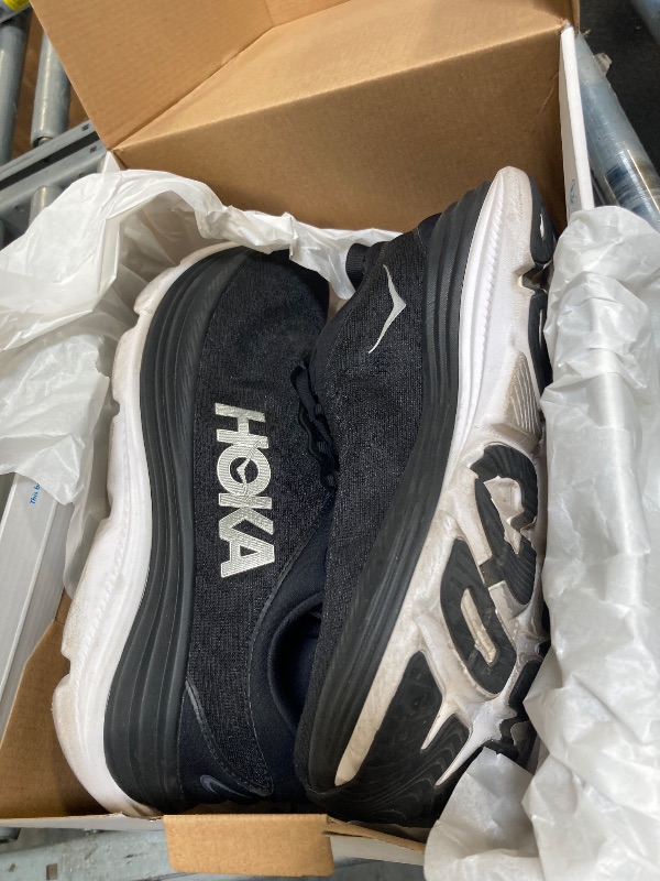 Photo 1 of **VERY USED**Hoka Men's Gaviota 5 Sneaker, Black/White, 10