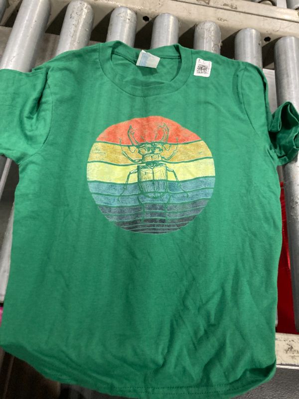 Photo 1 of **GREEN**Bug Lover Entomologist Gifts Retro Sunset Insects Entomology T-Shirt