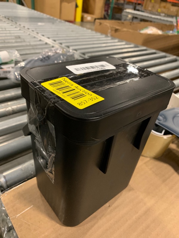 Photo 1 of 0.8 Gallon/3L Compost Bin Kitchen, Bring 5 Rolls (100) of Garbage Bags, for Use on Countertops or Under Sinks, Hanging Trash Can with Lid, for Cupboard/Bathroom/Bedroom/Office/Camping(Black)