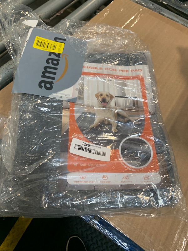 Photo 1 of **ONE PIECE** LOOBANI 2 Packs Extra Large Reusable Dog Mat for Floor, Non-Slip Washable Pee Pads for Dogs, Fast Absorbent Pet Whelping Pads, Puppy Playpen Mat for Incontinence, Housebreak, Crate, 36x48in, Gray