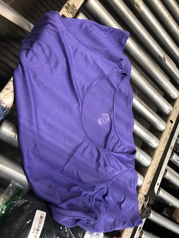 Photo 1 of ***COLOR VIOLETA ***Just My Size Women's Plus-Size Cooldri Performance Scoopneck Tank Top