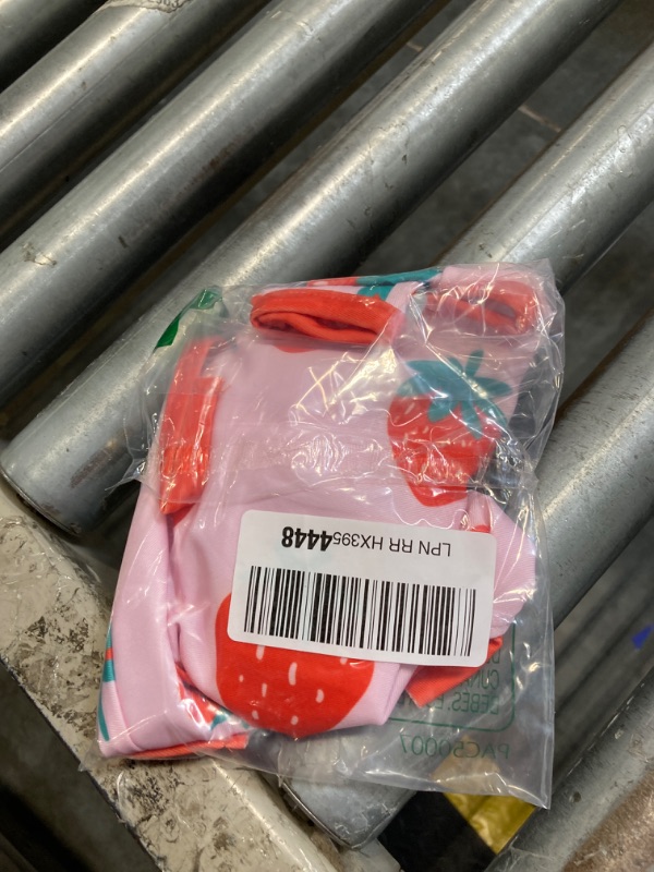 Photo 1 of **hat missing**
Baby Girls One Piece Swimsuit Long Sleeve Newborn Infant Floral Bathing Suit+Hat 2Pcs 3-6 Months Strawberry Red