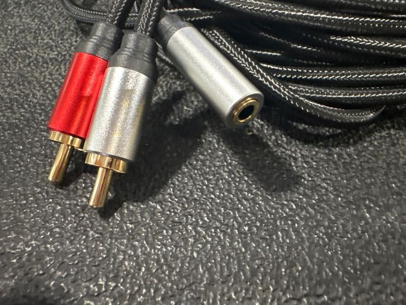 Photo 1 of **SIMILAR** Cable 10ft, 1 RCA Male to 2 RCA Male Y Splitter Stereo Audio Subwoofer Cable for Home Theater, HDTV, Speakers, Hi-Fi Systems, Amplifiers