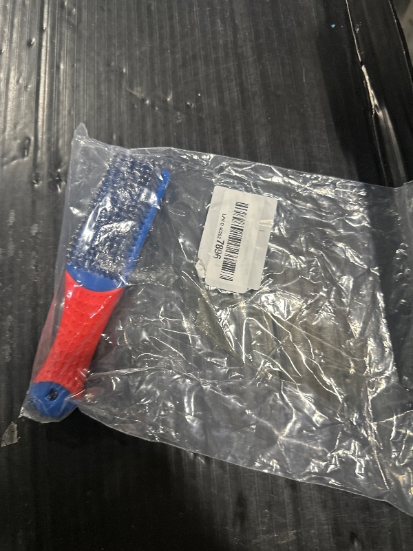 Photo 1 of  Wire Brushes for Cleaning-Heavy Duty Stainless Steel Wire Scratch Brush for Metal Rust Cleaning,Paint Scrubbing with Rubber Covered Handle