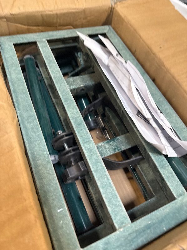 Photo 1 of [NOT A BRAND NEW PRODUCT GARDEN EQUIPMENT WILL HAVE DIRT} JivaJot Lawn Leveling Rake 48x10'', Yard Leveling Rake with 78'' Back-Saving Adjustable Handle, Stainless Steel Lawn Leveler Tool for Garden, Backyard, Farm, Golf Course