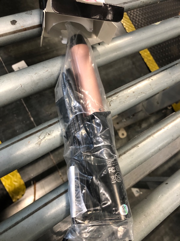 Photo 1 of 1 Inch Dual Voltage Ceramic Curling Iron with Keratin & Argan Oil, Mini Hair Curler, Travel Size with Storage Bag