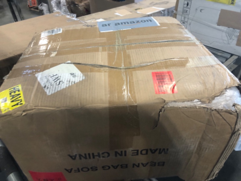 Photo 1 of Giant Plush Bean Bag Chair for Adults with Armrests, BeanBag Couch Filler with Memory Foam, Faux Fur Comfy Bean Bag Chair, Anti-Slip Accent Chair Gaming and Reading, 