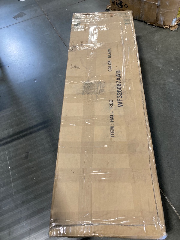 Photo 1 of ***Similar/Not ALIKE***
LUMISOL Wide Hall Tree with Bench and 6 Hooks for Entryway, 78''H Entryway Shoe Cabinet with Top Shelves and Shoe Storage, Hallway Coat Rack for Living Room Mudroom Hallway, Black