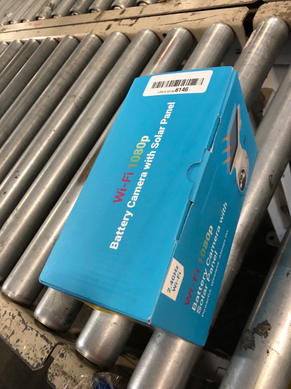 Photo 1 of 1080p Security Camera Wireless with Solar Panel, AI Human Detection, 2-Way Audio, Color Night Vision, 2.4G WiFi Only, Cloud Storage (Sold Separately), Indoor/Outdoor Surveillance Bullet Cam (WiFi)