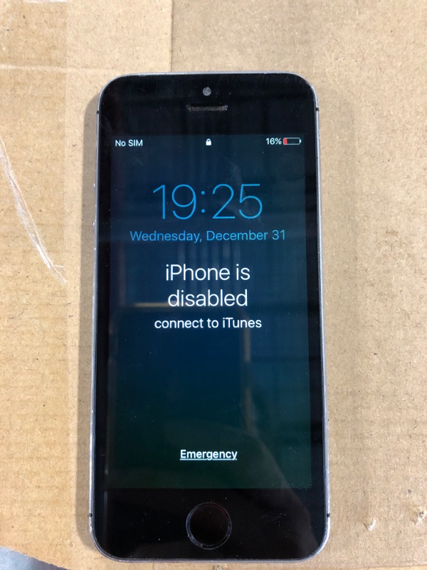 Photo 1 of **LOCKED** Apple iPhone SE - Sprint (Refurbished) (Space Gray, 16GB) 