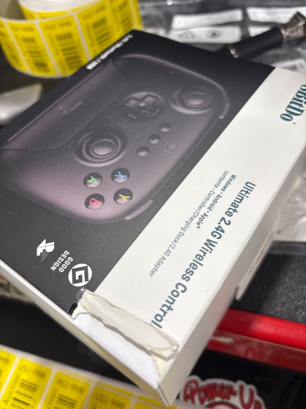 Photo 1 of 8Bitdo Ultimate 2.4G Wireless Controller, Hall Effect Joystick Update, Gaming Controller with Charging Dock for PC, Android, Steam Deck & Apple (Black)