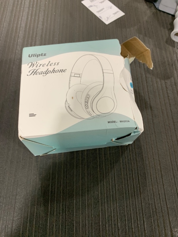 Photo 1 of Uliptz Wireless Bluetooth Headphones, 65H Playtime, 6 EQ Sound Modes, HiFi Stereo Over Ear Headphones with Microphone, Foldable Lightweight Bluetooth 5.3 Headphones for Travel/Office/Cellphone/PC