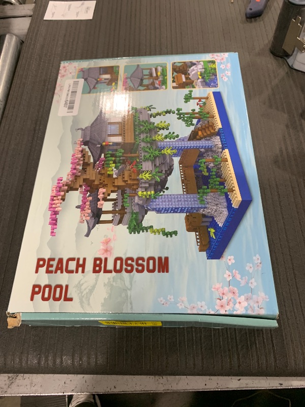 Photo 1 of CAXIMSY Cherry Blossom Bonsai Tree House Building Block Sets 3320PCS Chinese Architecture of Peach Blossom Micro Mini Building Set Toy Gift for Kids Adults