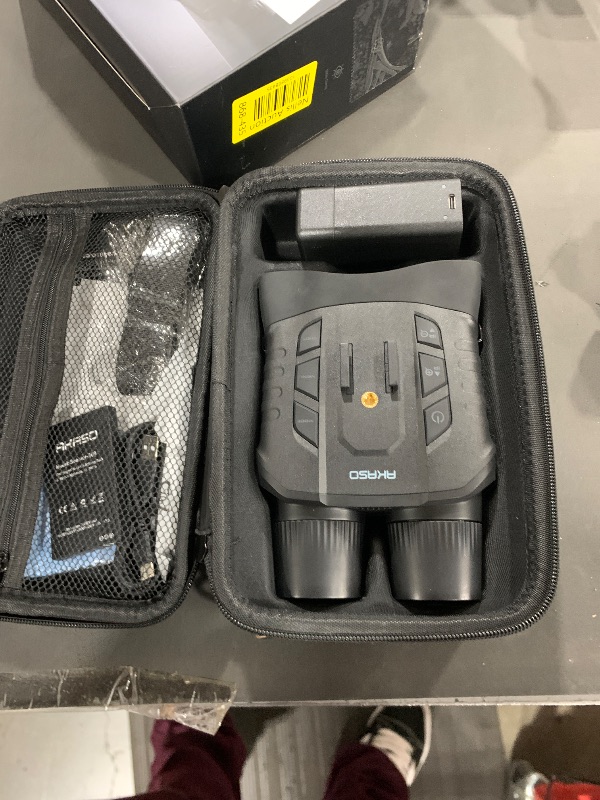 Photo 1 of AKASO Seemor-200 Night Vision Goggles - 4K Full Color Night Vision Binoculars for Adults, App-Enabled Photo and Video Saving,AI-ISP 3280FT Viewing Range,16x Digital Zoom for Camping Hiking & Security