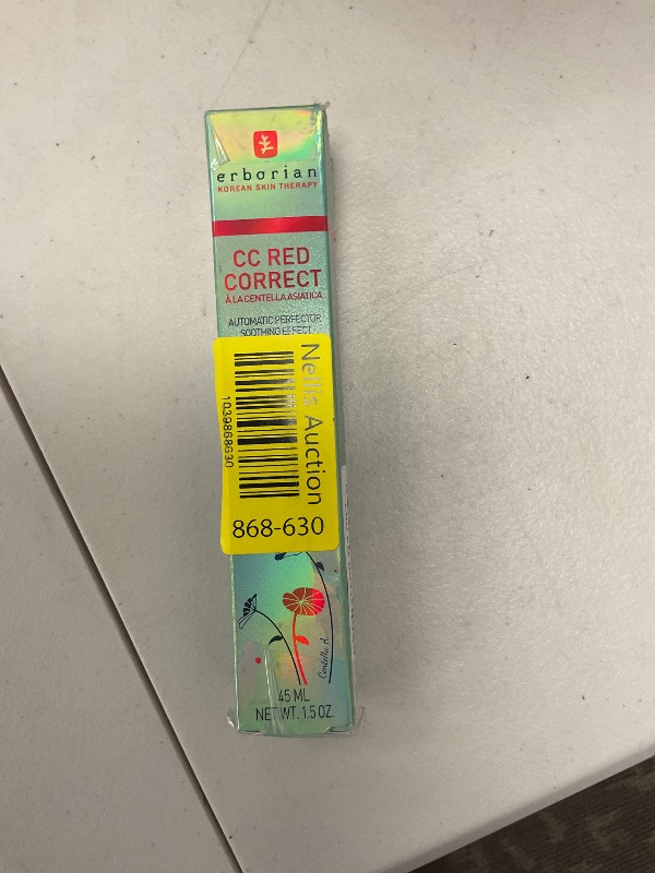 Photo 1 of Erborian CC Red Correct - Skincare-First Green Color Corrector with Centella Asiatica, Illuminating Color Corrector with Redness Coverage & SPF 25 - Cica, Korean Skincare, 1.5 Oz