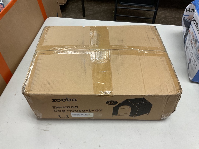 Photo 1 of Zooba Large Dog House, Weatherproof PVC, Textilene Dog Bed, Easy Clean