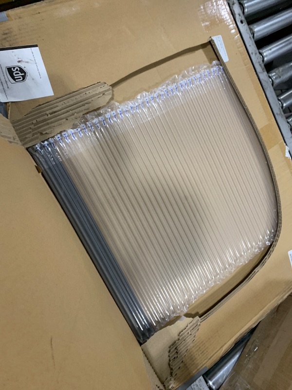 Photo 1 of Horizontal RV Window, 30" W x 20" H Tinted Sliding RV Window with Net Screen and Trim Ring, Suitable for 1" or 1-1/2" Thickness Wall