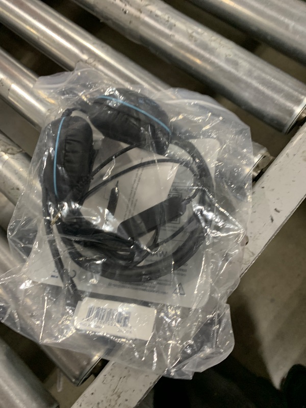 Photo 1 of Cyber Acoustics 3.5mm Stereo Headset (AC-5002) with Noise Canceling Microphone for PCs, Tablets, and Cell Phones in The Classroom or Home