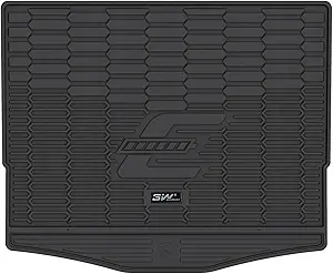 Photo 1 of 3W Ford Mustang Mach E Cargo Liner Fit for 2021 2022 2023 2024, All Weather TPE Car Mats Custom TPE Fit Trunk Mat, Black (Trunk Base Upper Only)