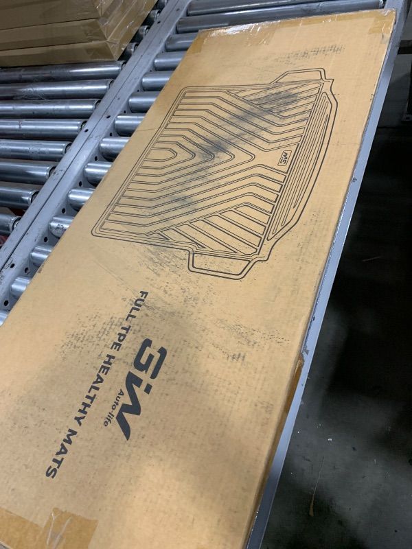 Photo 1 of 3W Ford Mustang Mach E Cargo Liner Fit for 2021 2022 2023 2024, All Weather TPE Car Mats Custom TPE Fit Trunk Mat, Black (Trunk Base Upper Only)