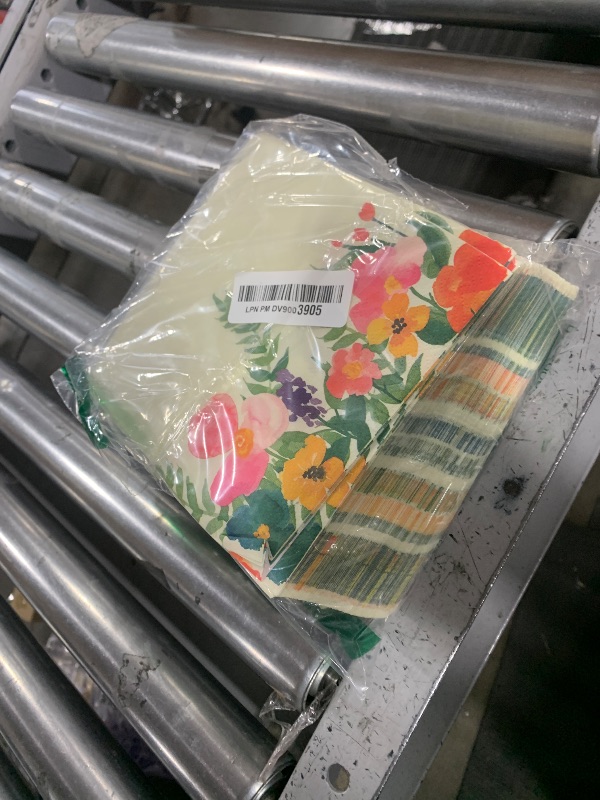 Photo 1 of 100 Pack Floral Napkins, 6.5 inch Disposable Vintage Tissue Paper for Garden Party Decorations, Tea, Bridal Shower, Wedding, Baby Shower, Birthday, Floral Cocktail Napkins for Events