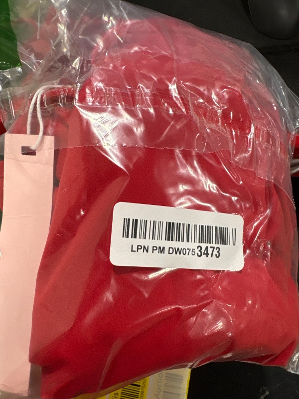 Photo 1 of QINSEN Athletic Dress with Built in Shorts Workout Dress for Tennis Golf Mini Dresses for Women Red S