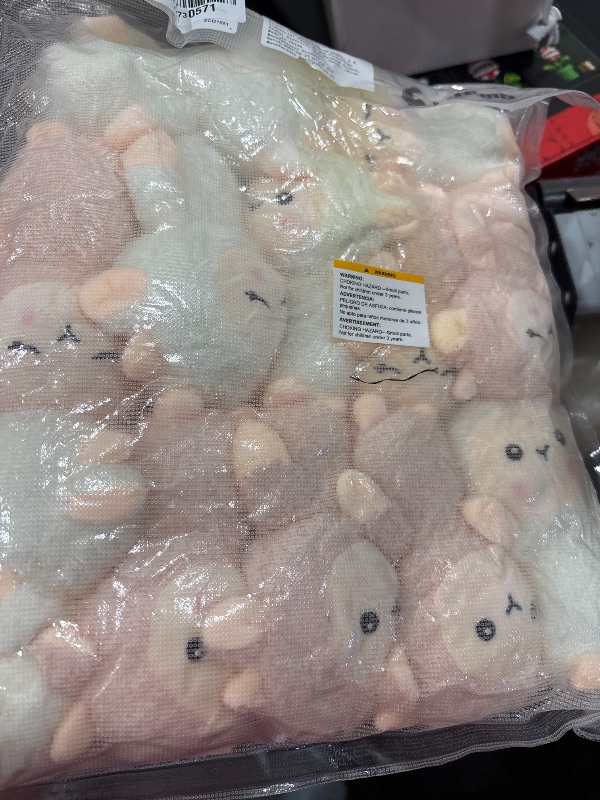 Photo 1 of Libima 12 Pcs Mini Lamb Plush Keychain Bulk 4.7 Inch Sheep Stuffed Animal Soft Adorable Lambs for Birthday Baby Shower Graduation Party Favor Gifts Basket Stuffers(Simple Style)