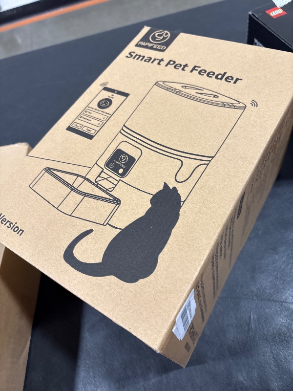 Photo 1 of PAPIFEED 6L Automatic Cat & Small Dog Feeder - Programmable Pet Feeder with 36 Daily Meals, Detachable Stainless Steel Bowl, 25 Cup Capacity Smart Food Dispenser for Easy Cleaning