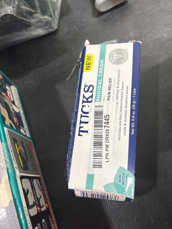 Photo 1 of Tucks Triple Relief Hemorrhoidal Cream, Maximum Strength Pain Relief from Burning, Itching and Discomfort, with Witch Hazel, Treatment, Brand Used by Hospitals, 0.9oz. (26g) Exp: 11/26