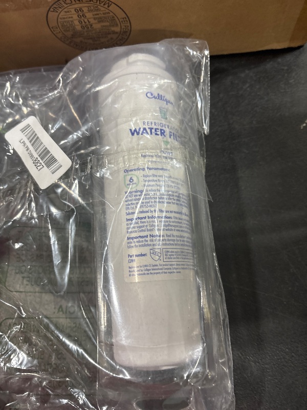 Photo 1 of Culligan CUW4 Refrigerator Water Filter | Replacement for Whirlpool Water Filter 4 (EDR4RXD1) | Replace Every 6 Months | Pack of 1