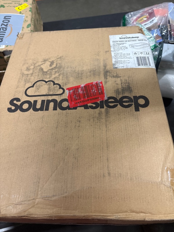 Photo 1 of SoundAsleep Dream Series Luxury Air Mattress with ComfortCoil Technology & Built-in High Capacity Pump for Home & Camping- Double Height, Adjustable, Inflatable Blow Up, Portable - Queen Size