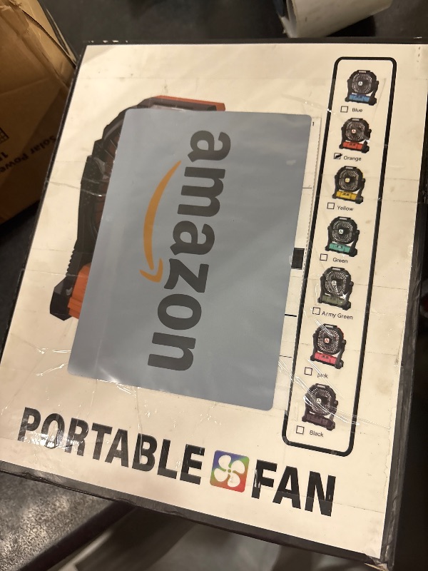 Photo 1 of Portable Fan Rechargeable, Cordless Battery Powered Fan with LED Lantern, Small Table Fan, USB Battery Operated Fans for Travel Bedroom Home Camping Tent Office Beach Desk Picnic Barbecue Fishing
