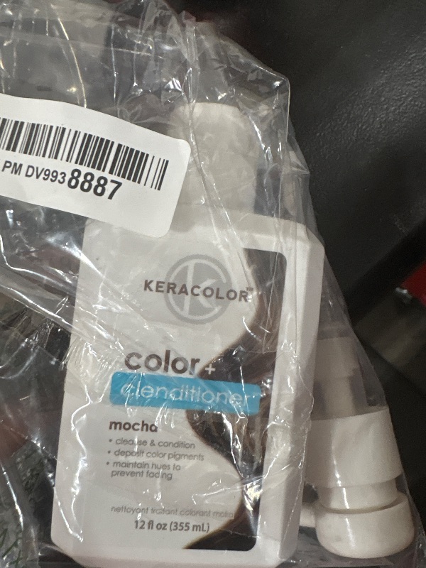 Photo 1 of Keracolor Clenditioner MOCHA Hair Dye - Semi Permanent Hair Color Depositing Conditioner, Cruelty-free, 12 fl oz (Pack of 1)