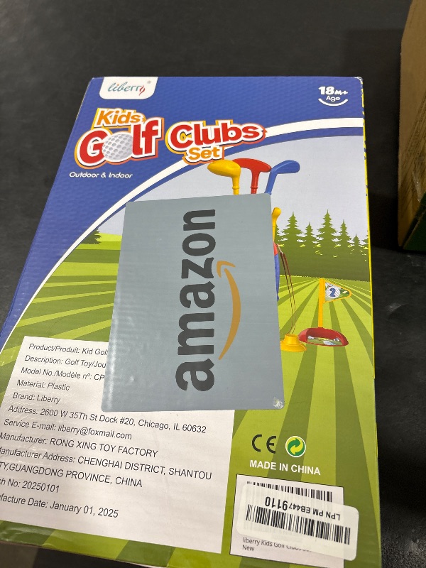 Photo 1 of Liberry Toddler Golf Set, Upgraded Kids Golf Cart with Unique Shoulder Strap Design, Indoor and Outdoor Golf Toys for Boys and Girls Aged 1-5 Years Old