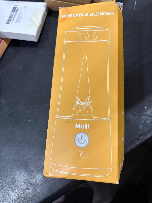 Photo 1 of Mulli Portable Blender,USB Rechargeable Personal Mixer for Smoothie and Shakes, Mini Blender with Six Blades for Baby Food,Travel,Gym(Update)