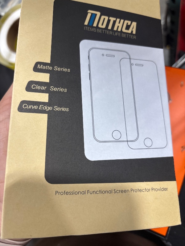 Photo 1 of Mothca Matte Glass Screen Protector for iPhone 16 Pro (6.3 inch) Anti-Glare & Anti-Fingerprint Tempered Glass Clear Film, [Easy Installation Frame] Case Friendly, Bubble Free - Smooth as Silk