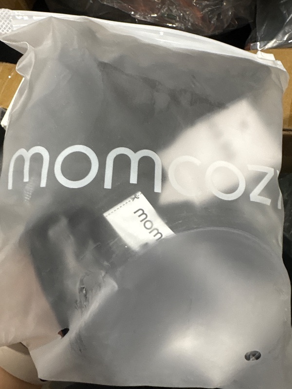Photo 1 of Momcozy Seamless 4-in-1 Pumping Bra Hands Free, CozyFitClasp Pumping & Nursing Bras,Supportive Breast Pump Bra Leopard Black
