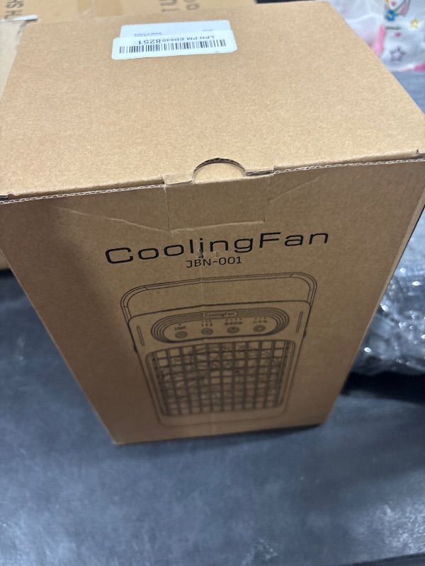 Photo 1 of Small Portable Air Conditioner, LEAEYFE 3 Higher Speeds With 800ml Extra Large Water Tank, 120° Oscillating Mini Cooler Works Within 9 Feet, 2/8 Hour Timer,For Desk, Home, bed and Living Room