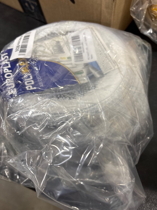 Photo 1 of PVC Hose 6'' x 20ft - Dust Collection Tube - Vacuum Pipe - Flexible Vac Hose - Clear PVC Air Duct Tubing Pipe - Plastic Dust Collector Hose - Spring Steel Wire Hose (6'' diameter, 20ft)