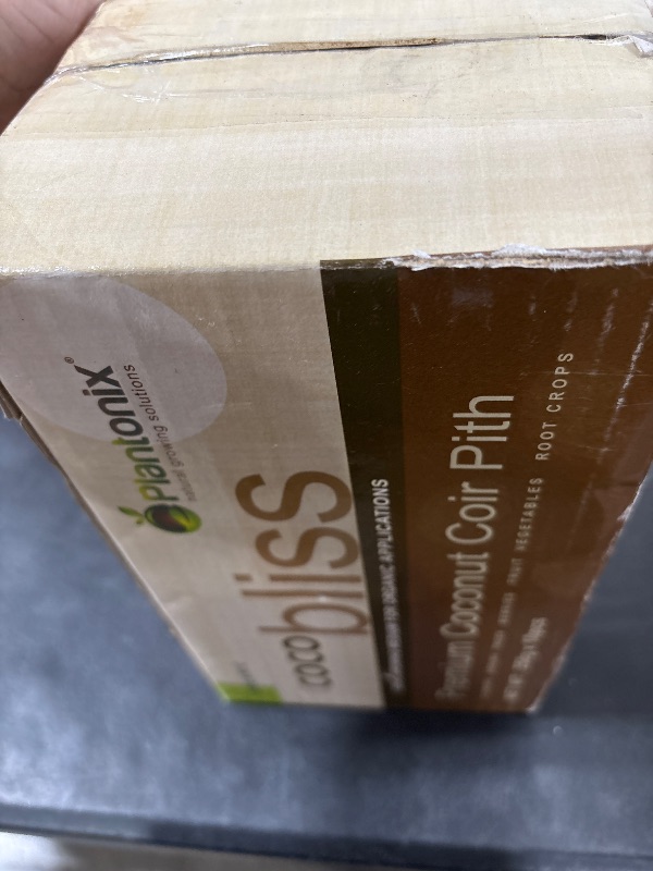 Photo 1 of Coco Coir 250gm Bricks (10-Pack) - Organic Coco Coir for Plants & Gardening - OMRI-Listed Cocopeat for Garden Soil, Seed Starter Soil, & Mulch - Organic Coconut Bricks - Coconut Fiber Potting Mix