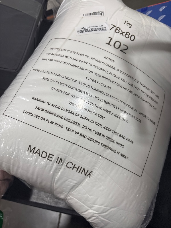 Photo 1 of COONP King Mattress Topper, Extra Thick Pillowtop, Cooling Plush Mattress Pad Cover Cotton Top Bed Topper Protector with 8-21 Inch Deep Pocket