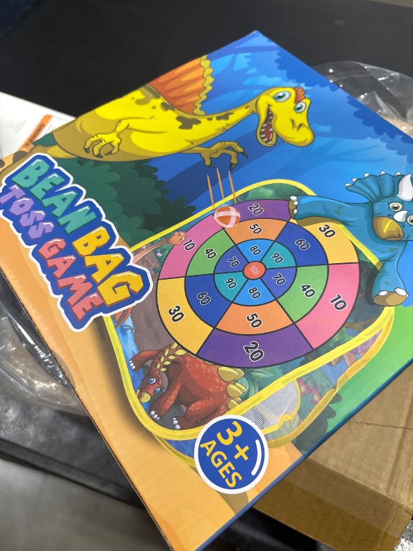 Photo 1 of Bean Bag Toss Game for Kids - Cornhole Board Outdoor Toys for Toddlers -Party Activities Carnival Outside Yard Backyard Beach Lawn Games Toy for Kid Boys Girls Age 3 4 5 6 7 8 Year Old Birthday Gifts