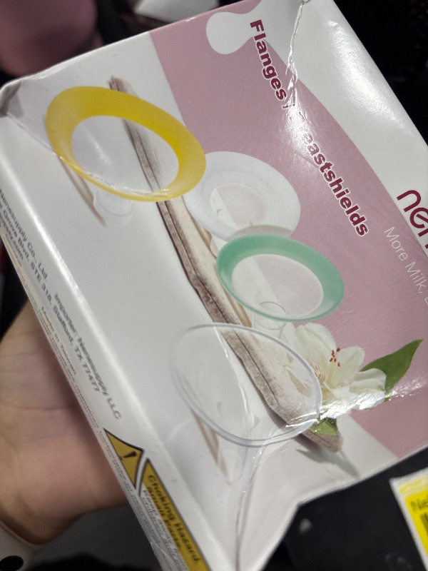 Photo 1 of Nenesupply 17mm Oval Flanges Compatible with Medela Breast Pump Parts Replace 17mm Medela Flange Accessories. Work with Pump in Style Parts Symphony Parts Swing Maxi Harmony and Personalfit Flex